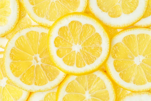 Lemon Fruit Pattern Food Background Directly — Stock Photo, Image