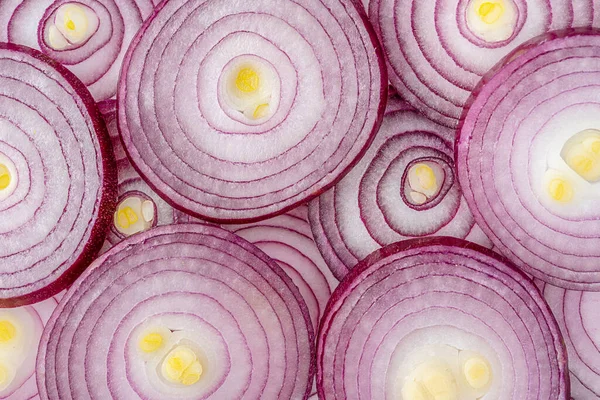 Sliced Red Onions Texture Food Background Directly Royalty Free Stock Images