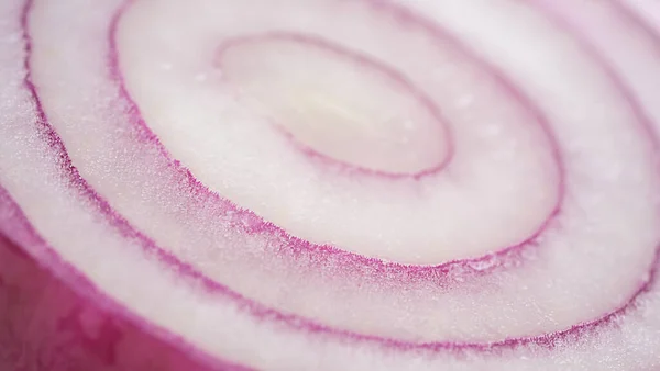 Macro shot de textura de cebola roxa. — Fotografia de Stock