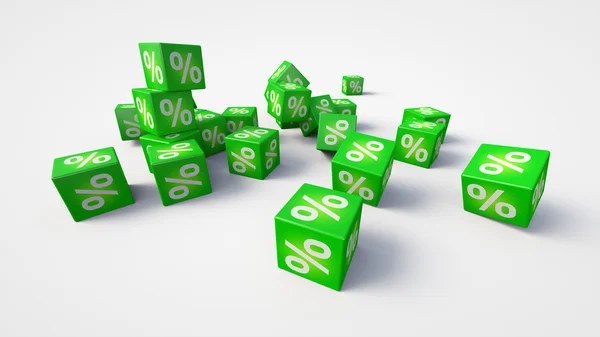 yüzde ile 3D render Satılık illüstrasyon