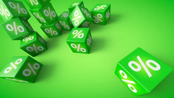 yüzde ile 3D render Satılık illüstrasyon