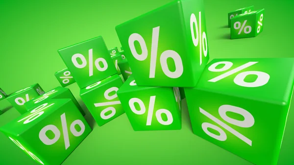 yüzde ile 3D render Satılık illüstrasyon