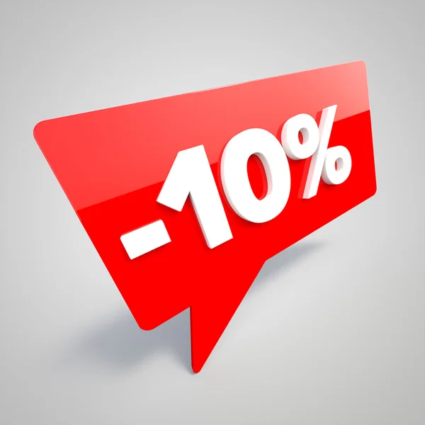 10% percent discount — Stock Photo, Image