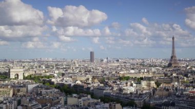Arc de Triomphe ve Eyfel Kulesi, Paris