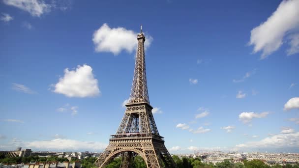 Eiffelova věž, Paříž — Stock video
