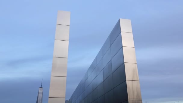 O Memorial do Céu Vazio para as vítimas do 11 de Setembro — Vídeo de Stock