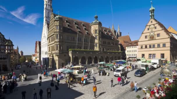 Rothenburg ob der Tauber, Bayern — Stockvideo