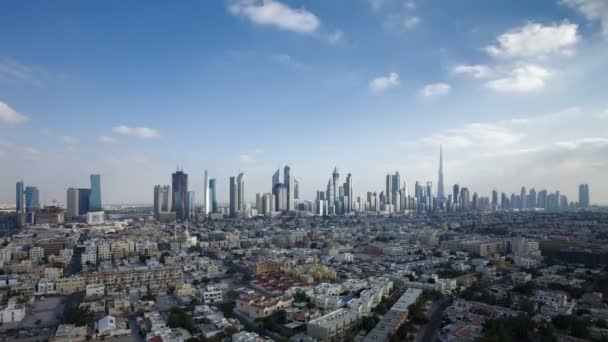 Nuovo skyline di Dubai — Video Stock