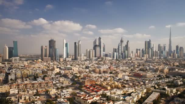 Новый горизонт Дубая — стоковое видео