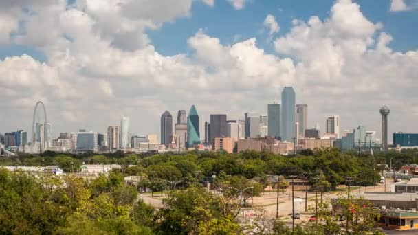 Dallas şehir manzarası — Stok video