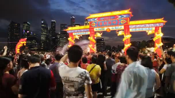 Decorações Rio Hongbao para o Ano Novo Chinês — Vídeo de Stock