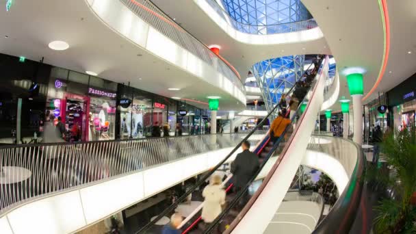 Centro comercial MyZeil, Frankfurt am Main — Vídeo de Stock