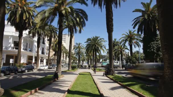 Бульвар де Рачіді, Марокко — стокове відео
