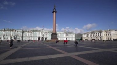 Alexander sütun ve Kış Sarayı, Saint Petersburg