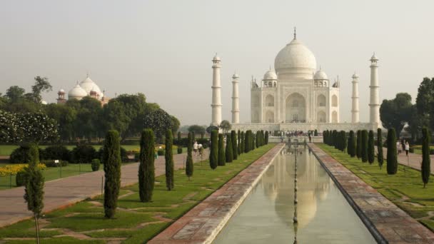 Taj mahal, indien, asien — Stockvideo