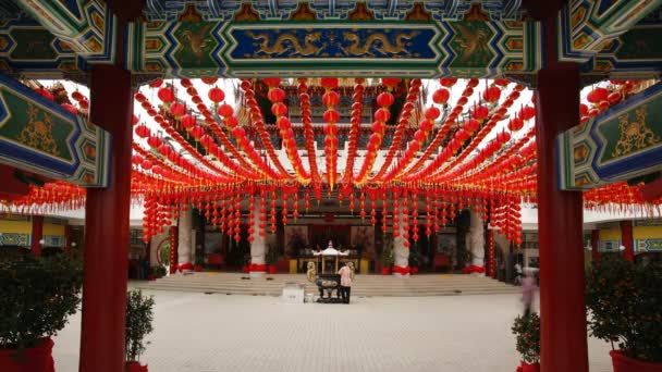 Templo chino Thean Hou, Kuala Lumpur — Vídeos de Stock