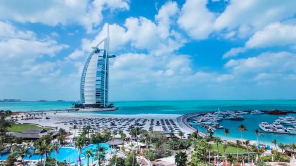 Бурдж аль-Араб готель, Дубай — стокове відео