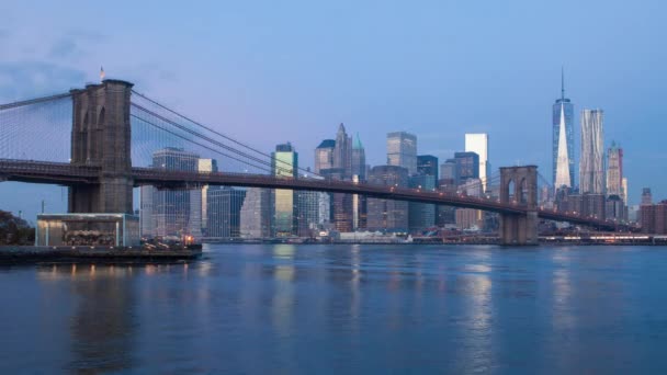 Distrito financiero de Manhattan, Ciudad de Nueva York — Vídeo de stock