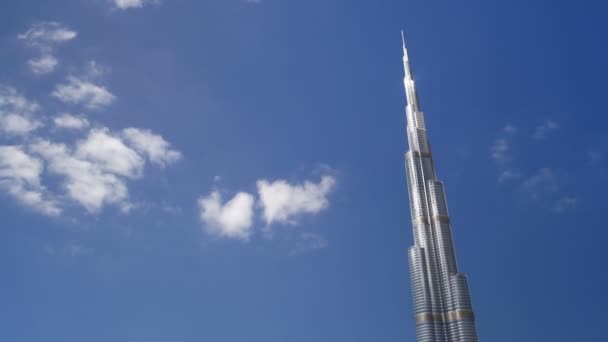 Burj Khalifa i Dubai — Stockvideo
