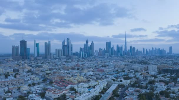 Nuovo skyline di Dubai — Video Stock