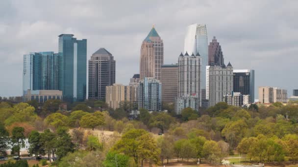 Midtown Skyline av Atlanta — Stockvideo