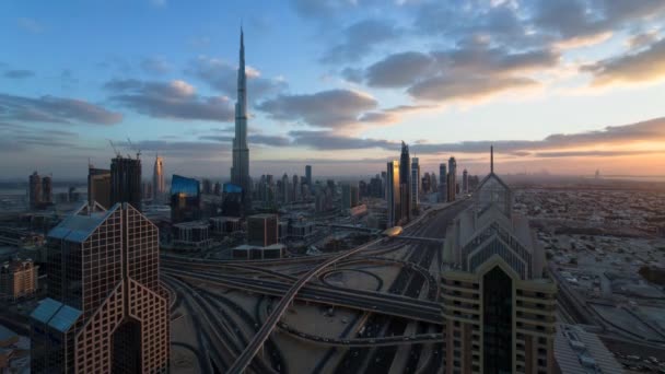 Burj Khalifa v Dubaji — Stock video