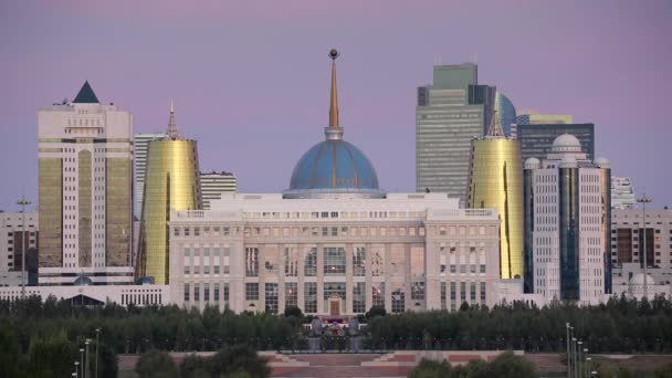 Ak Orda Presidential Palace, Astana — Stock Video