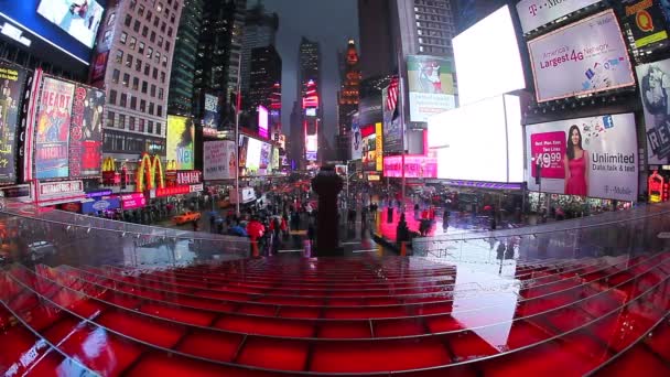 Times Square Manhattan — Stock video
