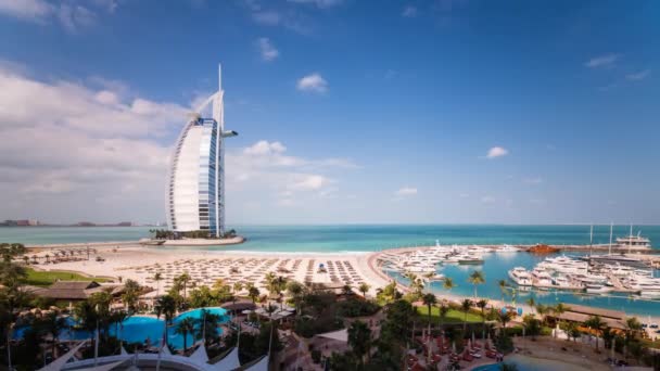 Отель Burj al Arab, Дубай — стоковое видео