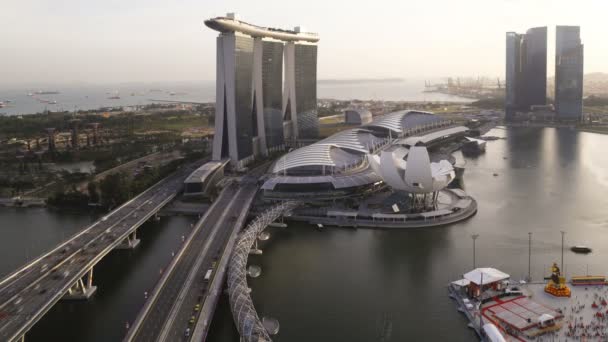 Centrum miasta Singapur — Wideo stockowe