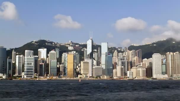 Hong Kong's Victoria Harbour , China — Stock Video