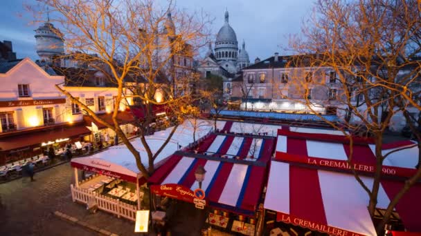 Basilique du sacre coeur, Paris — Stockvideo