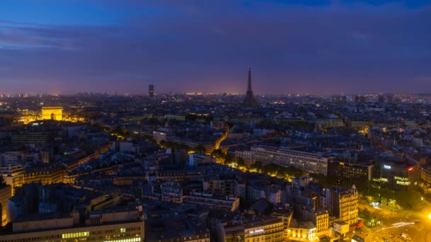 Eyfel Kulesi, Paris, Fransa — Stok video