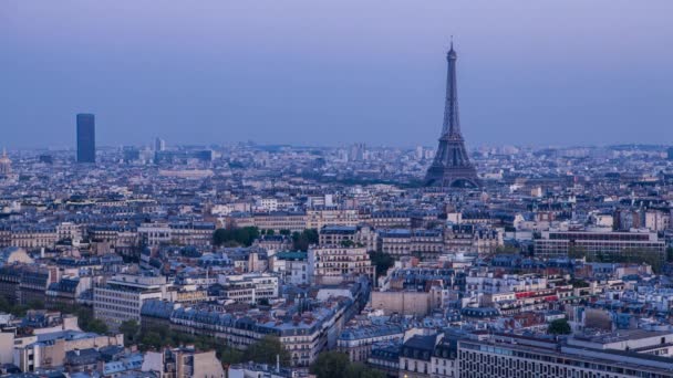 Eiffeltornet, paris — Stockvideo