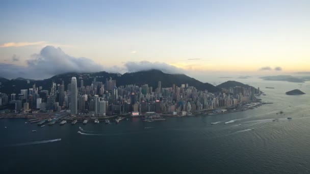 Isla de Hong Kong, China — Vídeo de stock