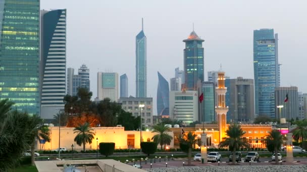 Dar al-awadi Gebäude, Kuwait — Stockvideo