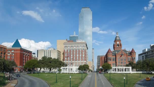 Skyline cidade de Dallas — Vídeo de Stock