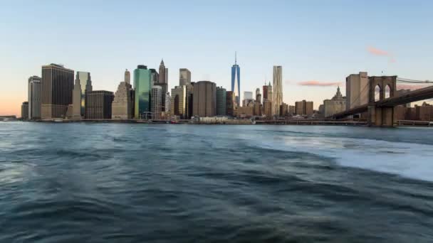 Quartiere finanziario di Manhattan, New York — Video Stock