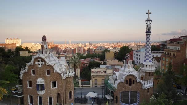 Parc Güell, barcelona — Wideo stockowe