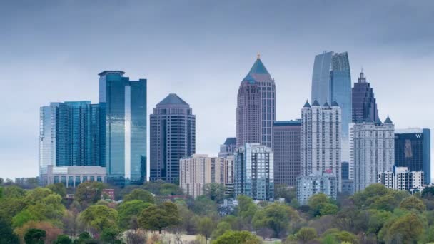 Midtown Skyline van Atlanta — Stockvideo