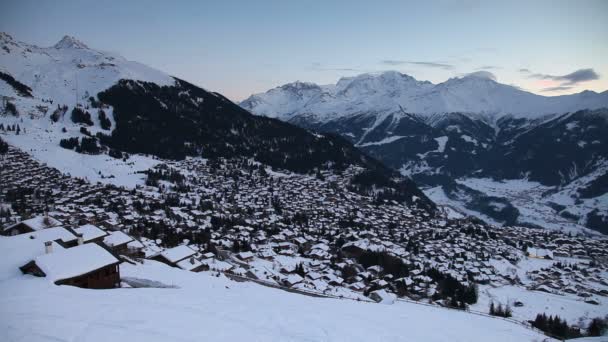 Čtyři údolí regionu, Bernské Alpy — Stock video
