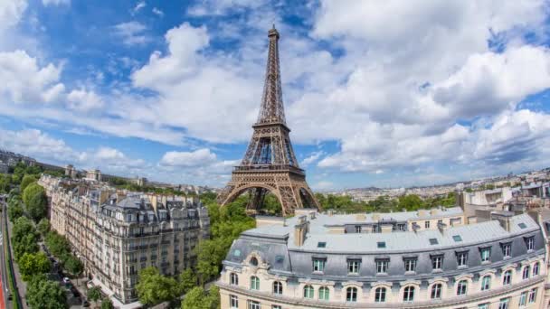 Torre Eiffel, París — Vídeo de stock