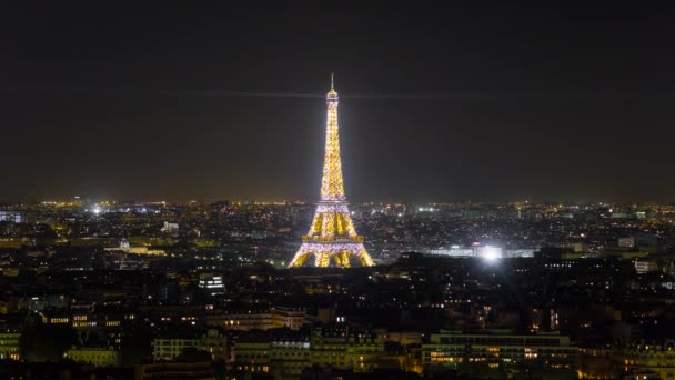 Eiffelova věž, Paříž, Francie — Stock video