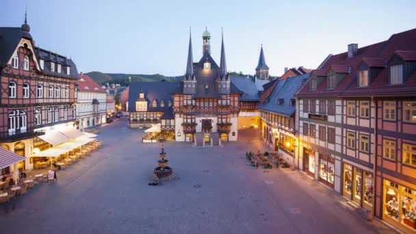 Markt Platz, Wernigerode — Vídeo de Stock