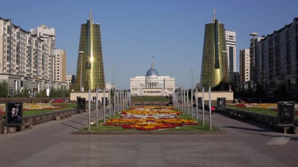 总统的宫殿，哈萨克斯坦 — 图库视频影像