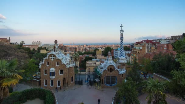 Park Guell, Barcellona — Video Stock
