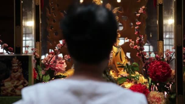 Нові зуба Будди реліквія храму — стокове відео