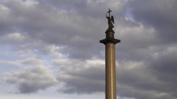 Alexander Column, São Petersburgo — Vídeo de Stock