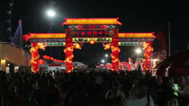 Decorações Rio Hongbao para o Ano Novo Chinês — Vídeo de Stock