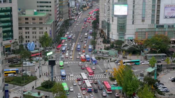 Centrum dzielnicy finansowej, Seul — Wideo stockowe